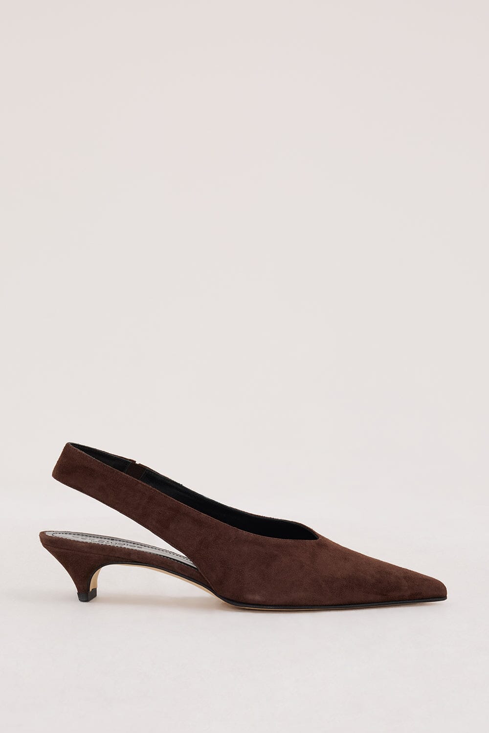 DOF STUDIOS TORY CHOCOLATE SUEDE HEEL Shoes DISSH Boutiques 35 CHOCOLATE 
