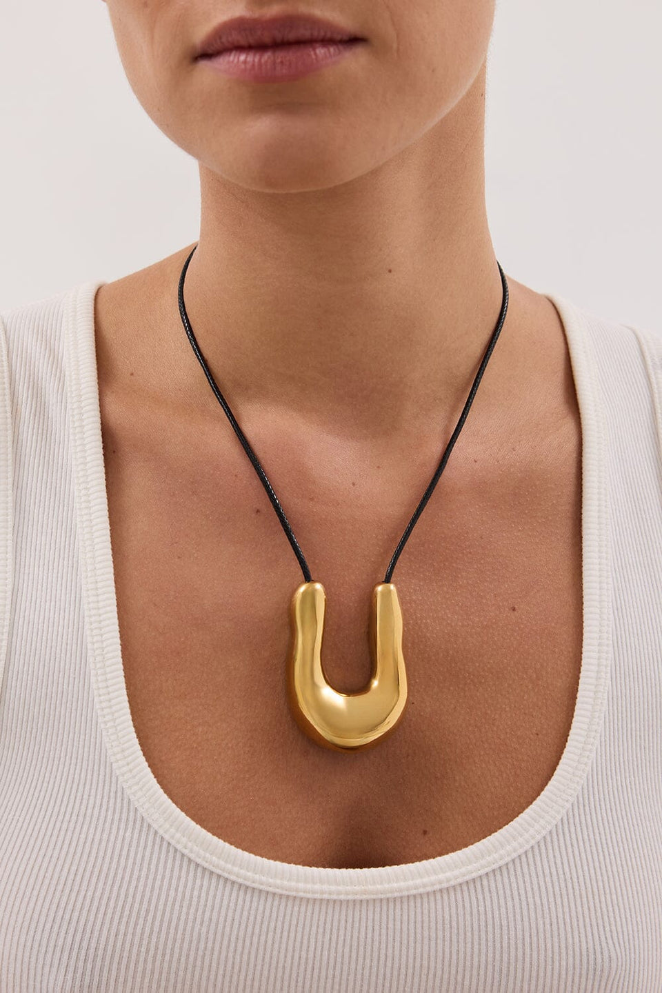 NOAH THE LABEL GOLD FLUID NECKLACE Accessories NOAH THE LABEL 