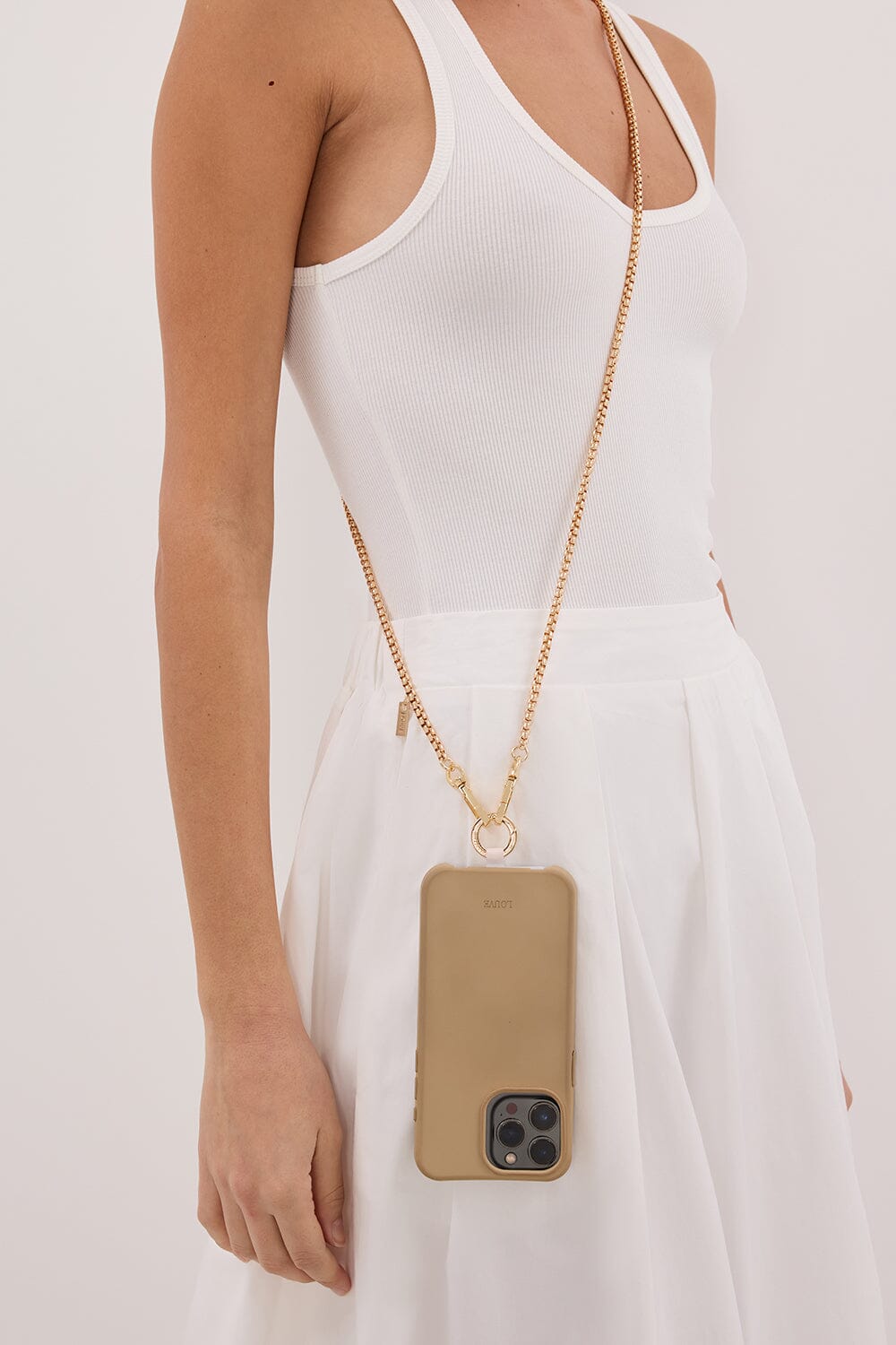 LOUVE COLLECTION GOLD GAIA CHAIN Accessories DISSH Boutiques O/S GOLD 