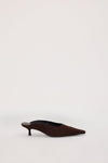 ALIAS MAE GENEVA HEEL CHOCOLATE SUEDE
