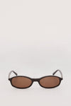 SHEVOKE GINI BROWN SUNGLASSES