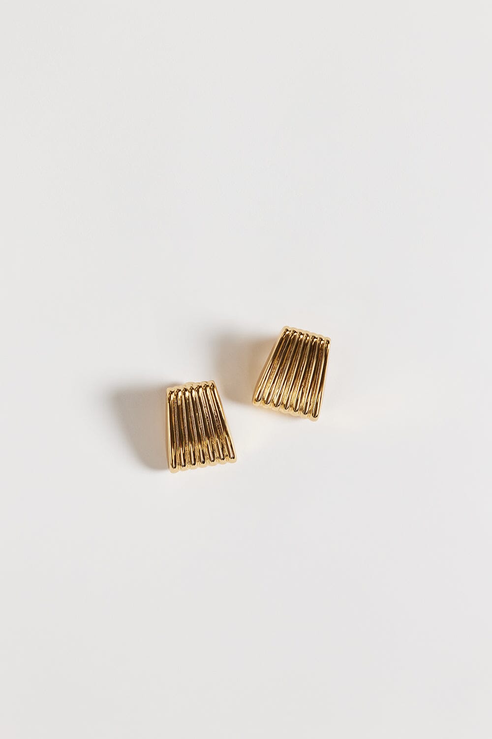 HEAVEN MAYHEM RIBBED GOLD EARRING Accessories HEAVEN MAYHEM 
