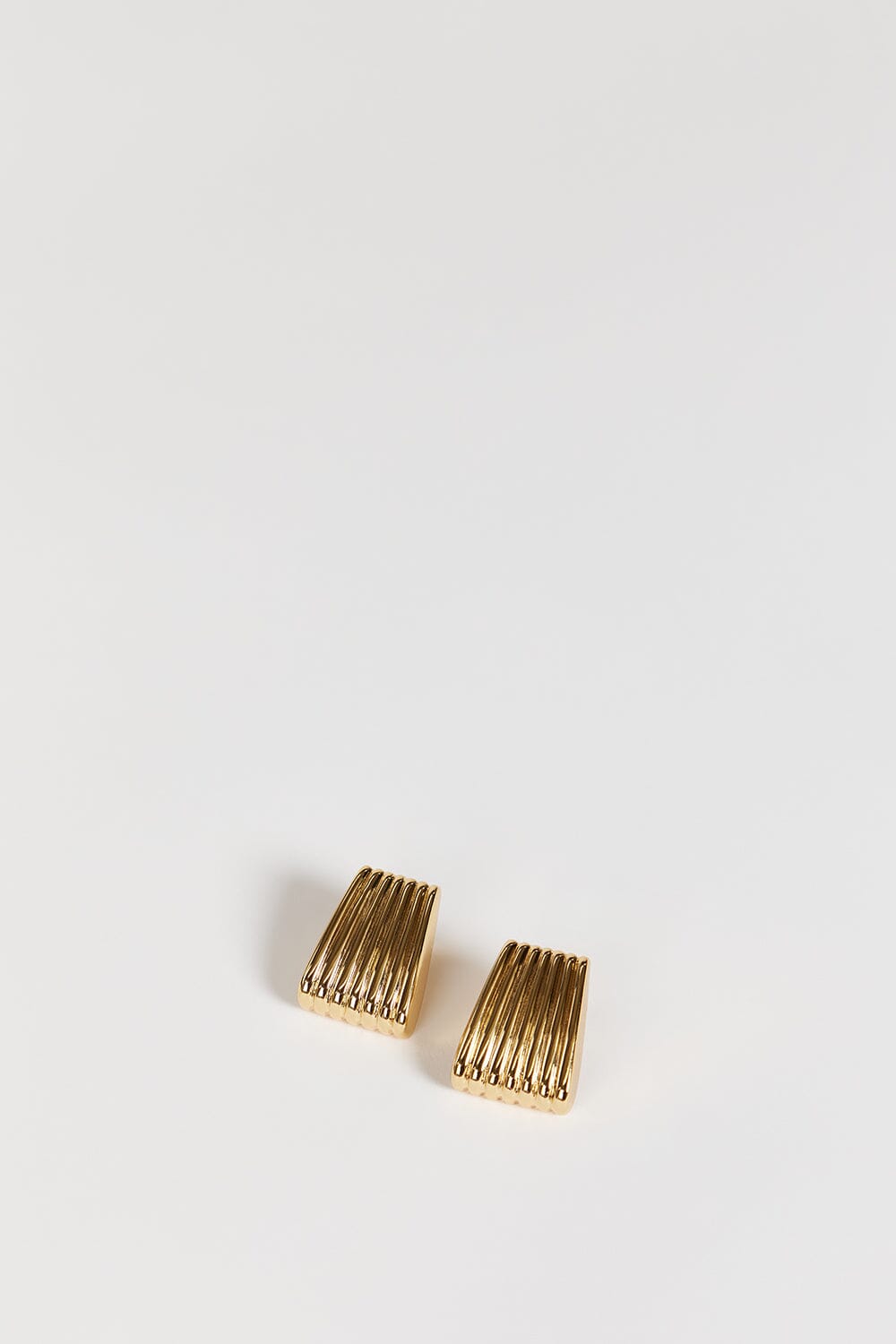 HEAVEN MAYHEM RIBBED GOLD EARRING Accessories HEAVEN MAYHEM 