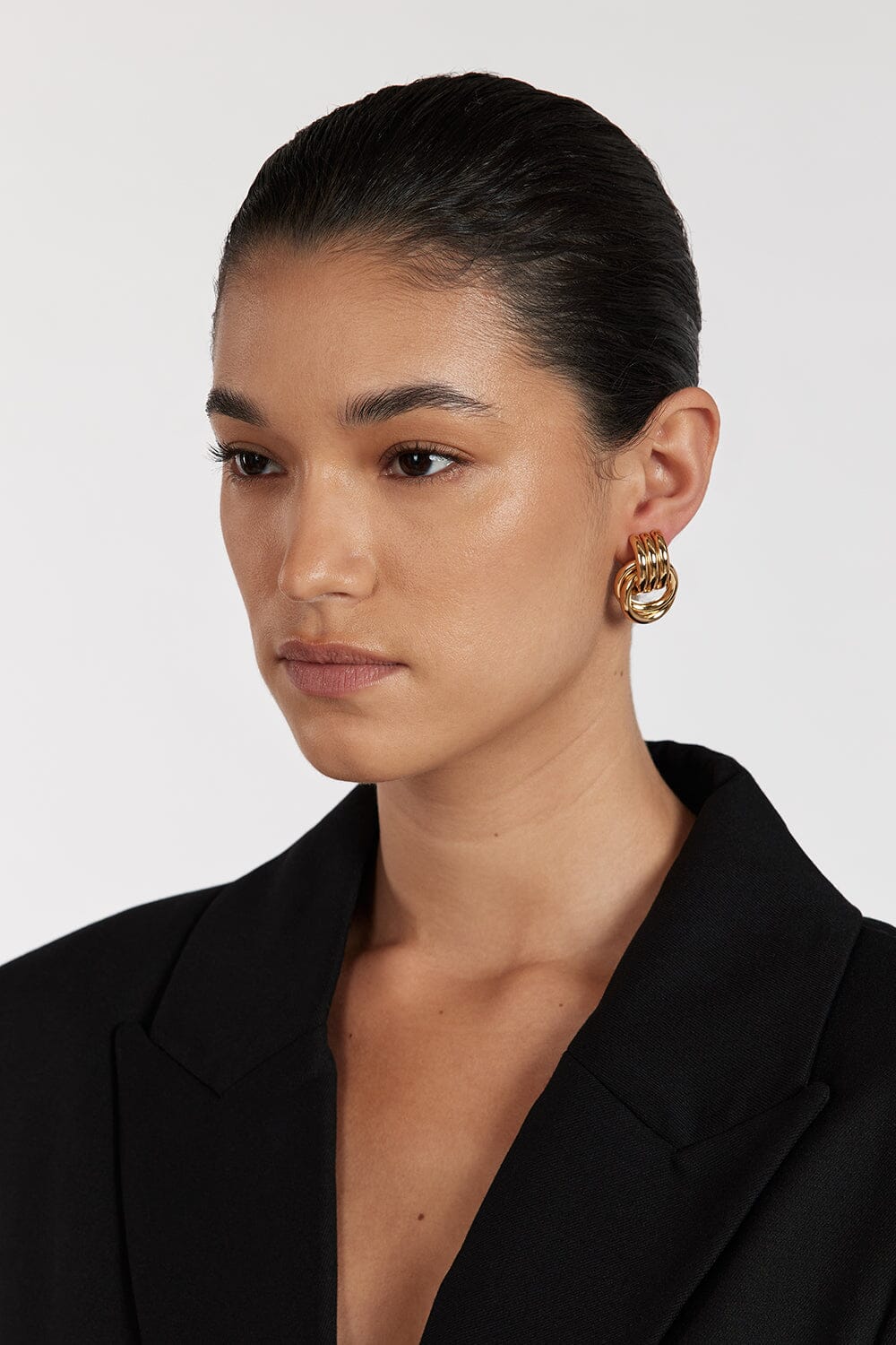 HEAVEN MAYHEM MINI KNOT GOLD EARRING Accessories HEAVEN MAYHEM 