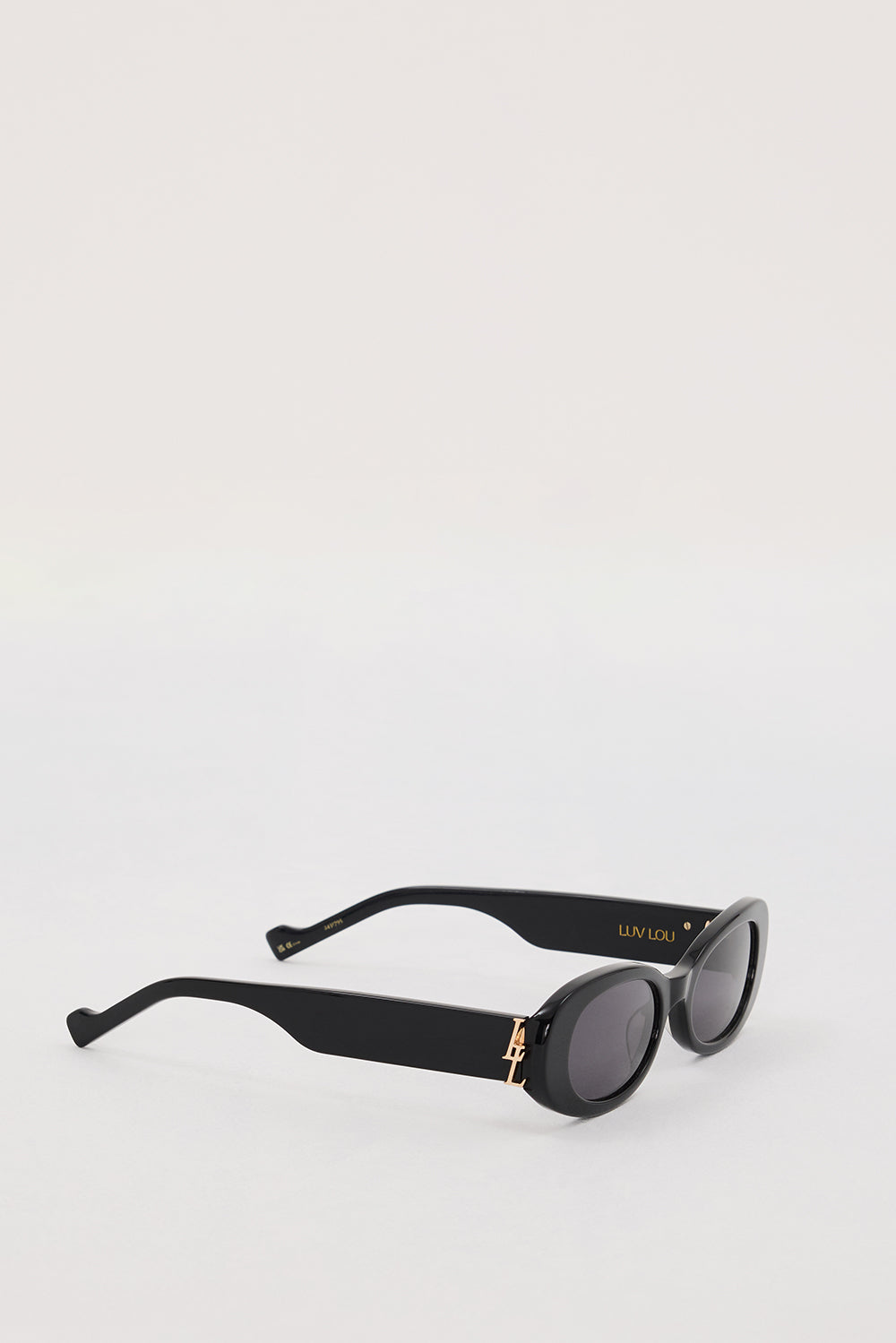 LUV LOU THE ELLIDY SUNGLASSES BLACK
