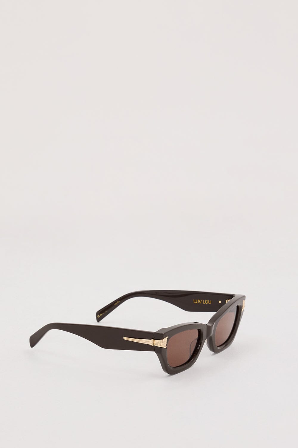 LUV LOU THE CAMERON CHOC SUNGLASSES Accessories LUV LOU 
