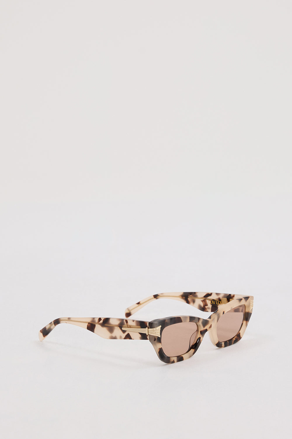 LUV LOU THE CAMERON CREAM TORT SUNGLASSES Accessories LUV LOU 