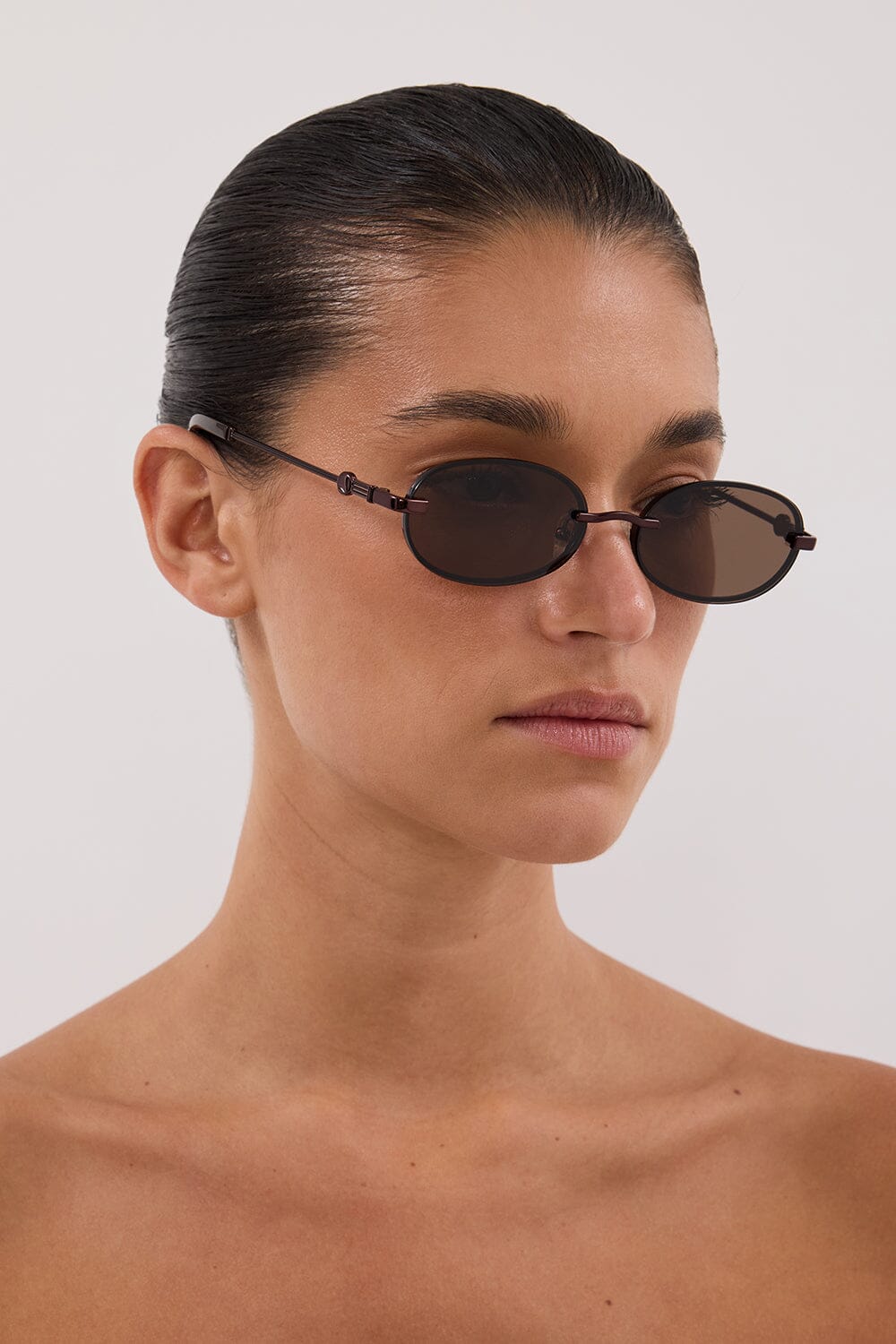 LUV LOU THE JEAN BRONZE SUNGLASSES Accessories LUV LOU 