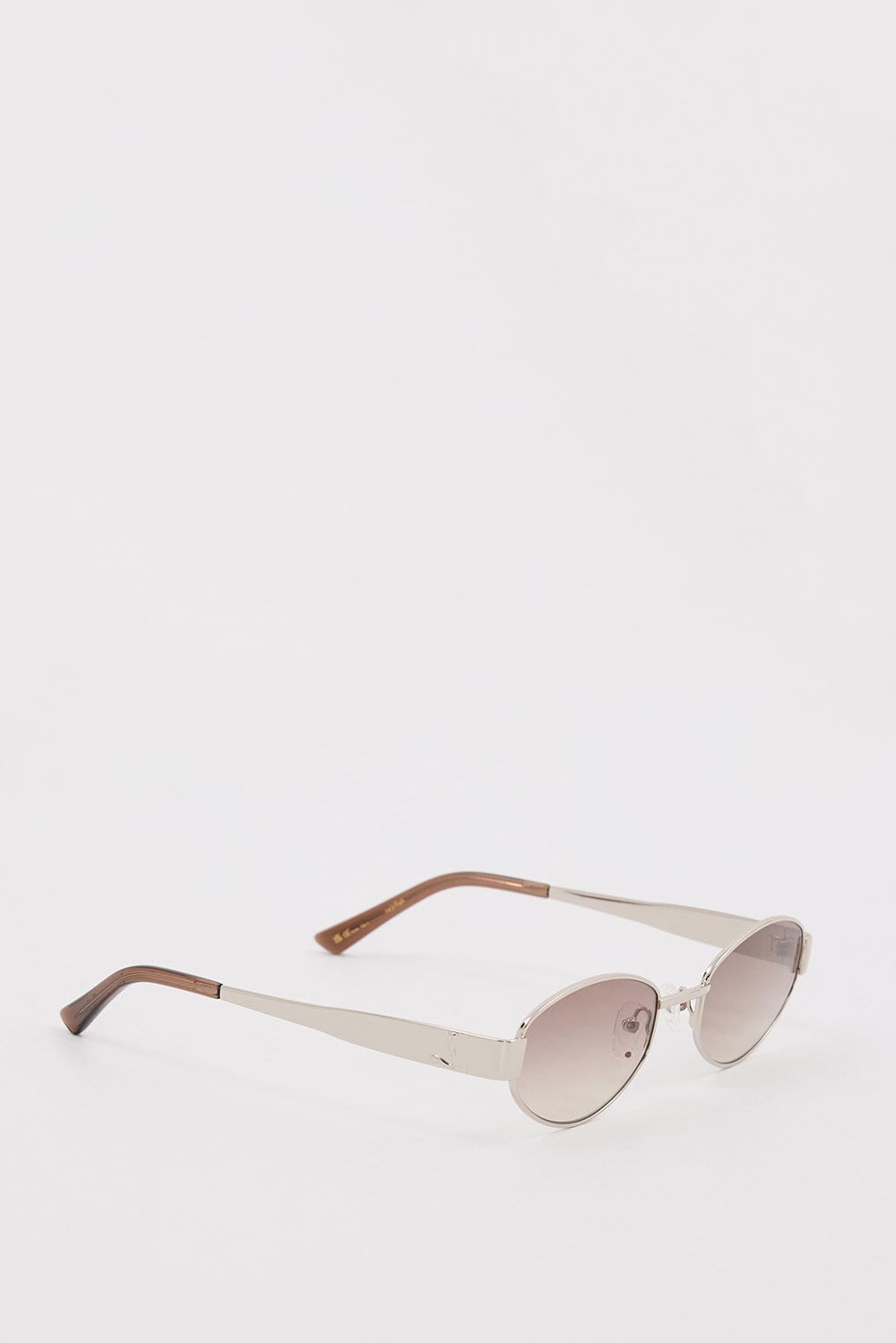 LUV LOU THE BOSTON CRYSTAL SILVER SUNGLASSES Accessories LUV LOU 
