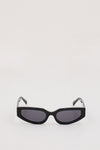 LUV LOU THE HAYLEY BLACK SUNGLASSES