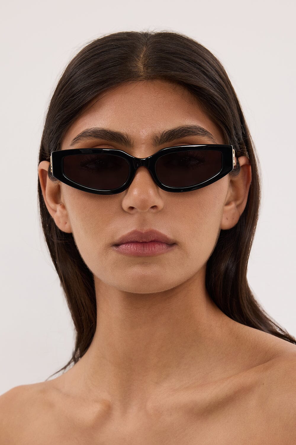 LUV LOU THE HAYLEY BLACK SUNGLASSES Accessories LUV LOU 