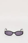 LUV LOU THE LOTTIE BLACK SUNGLASSES