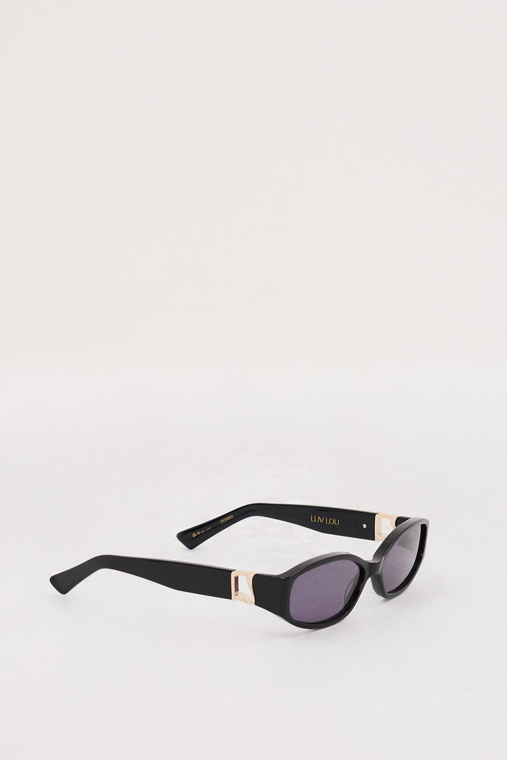 LUV LOU THE LOTTIE BLACK SUNGLASSES Accessories DISSH Boutiques 