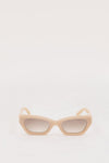 LUV LOU THE SUTTON NUDE HAZE SUNGLASSES