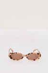 LUV LOU THE MORGAN CREAM TORT SUNGLASSES