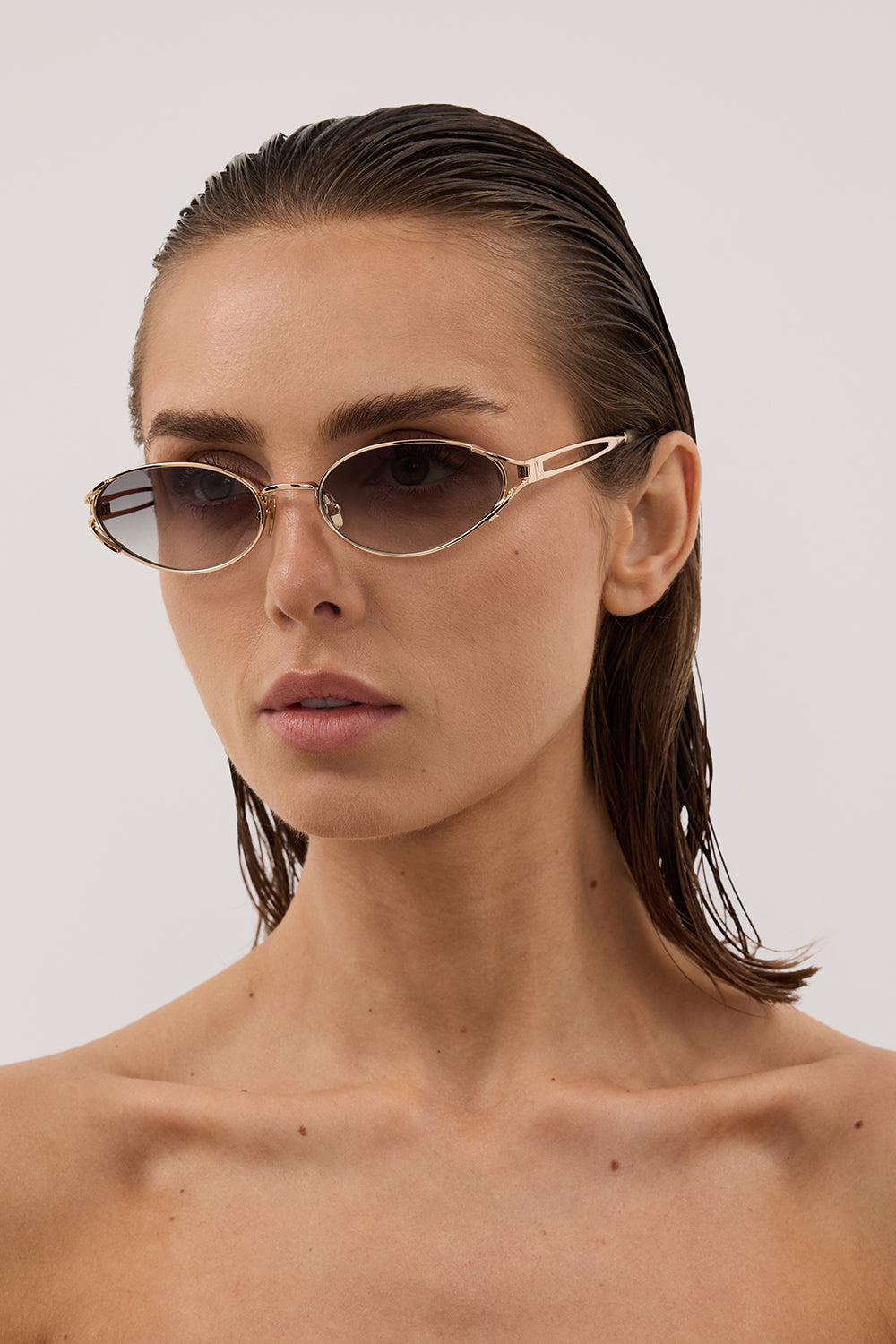 LUV LOU THE PALOMA CHARCOAL SUNGLASSES Accessories DISSH Boutiques 