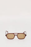 LUV LOU THE DUSTY AUBURN SUNGLASSES