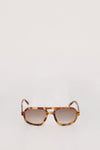 LUV LOU THE BANKS CARAMEL SUNGLASSES