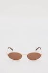 LUV LOU THE KENDALL SUNGLASSES GOLD