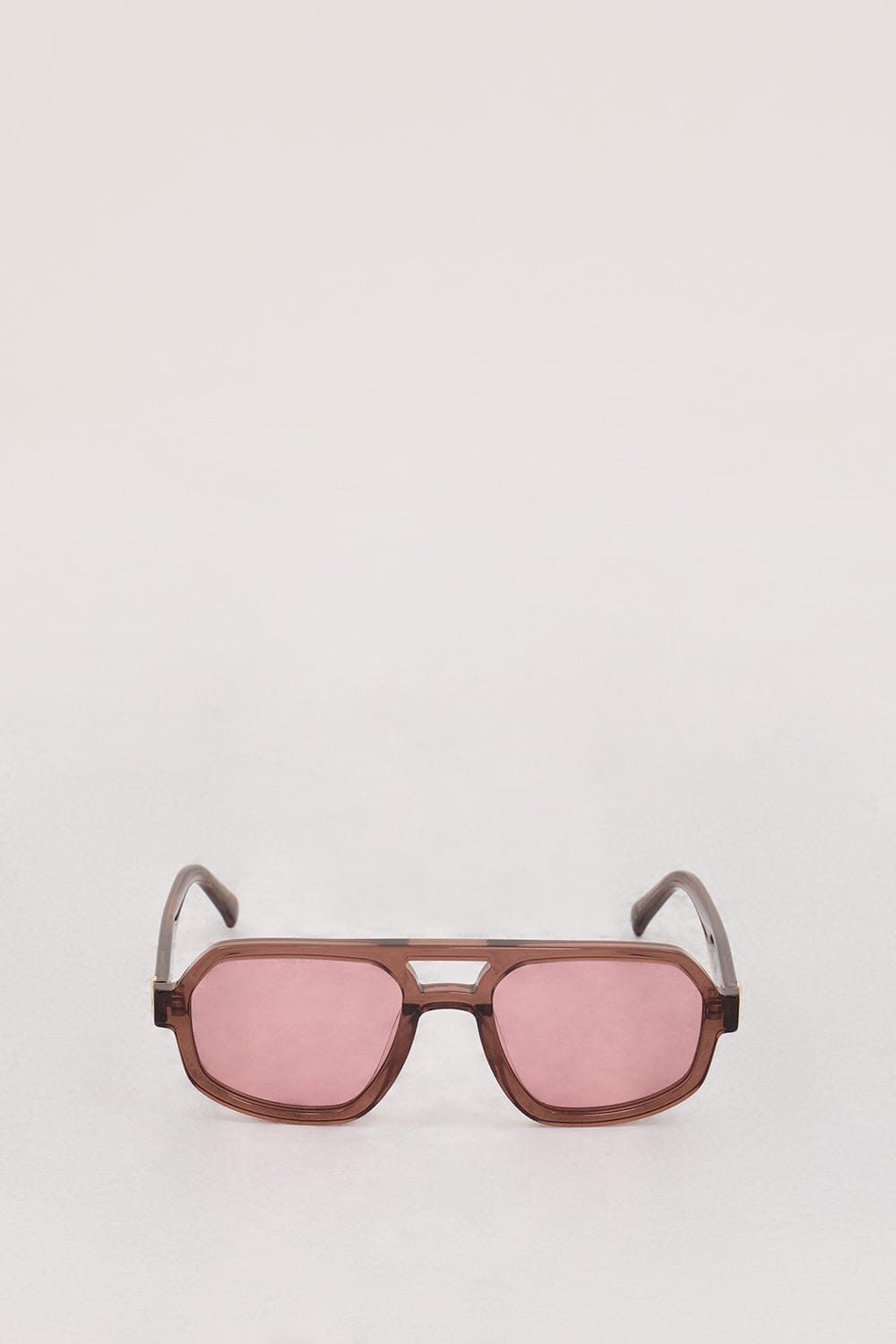 LUV LOU THE BANKS BURGUNDY SUNGLASSES