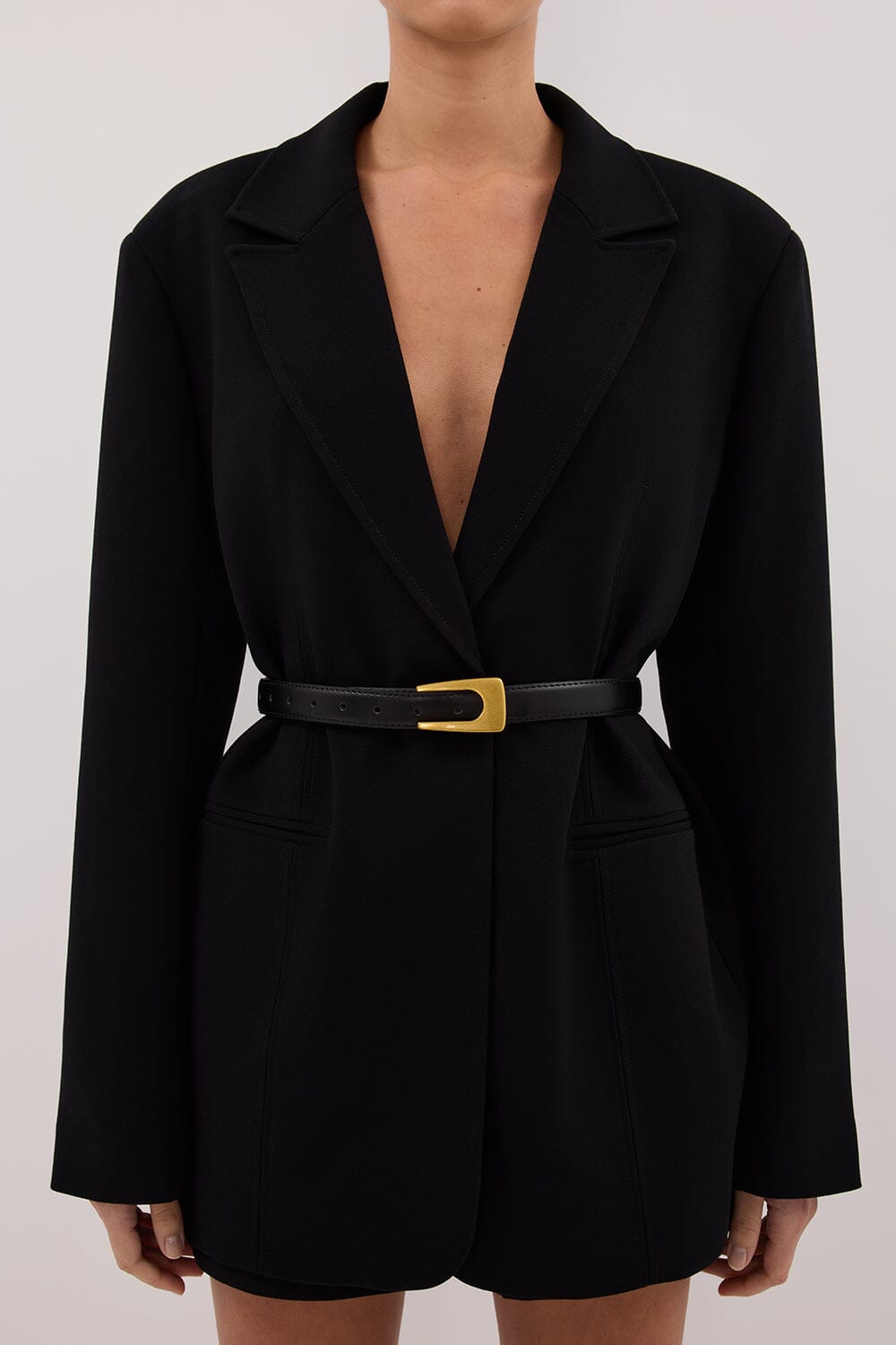 NOAH THE LABEL BLACK CLASSIC BELT Accessories DISSH Boutiques 