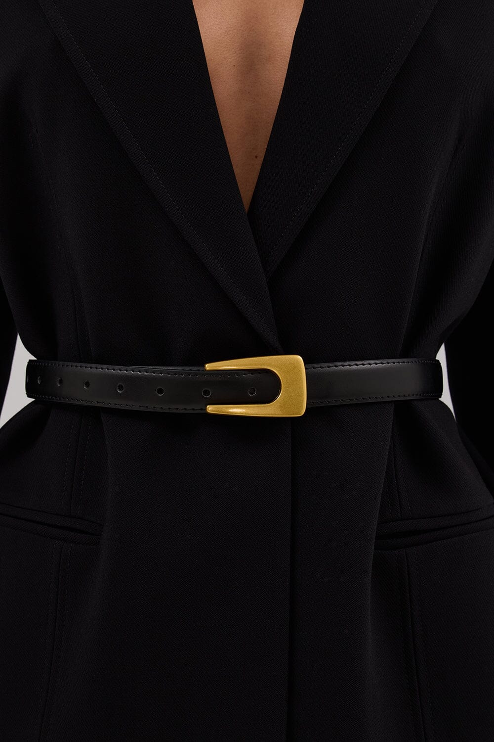 NOAH THE LABEL BLACK CLASSIC BELT Accessories DISSH Boutiques 
