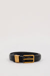 NOAH THE LABEL BLACK CROC BELT