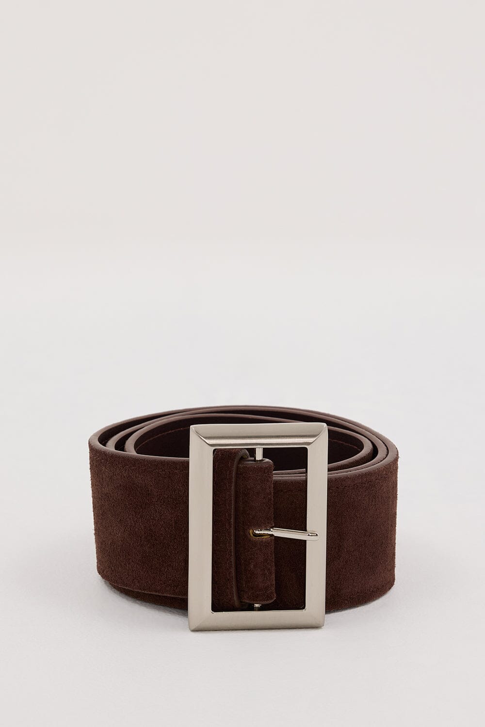 NOAH THE LABEL SUEDE BELT DK BROWN | Dissh