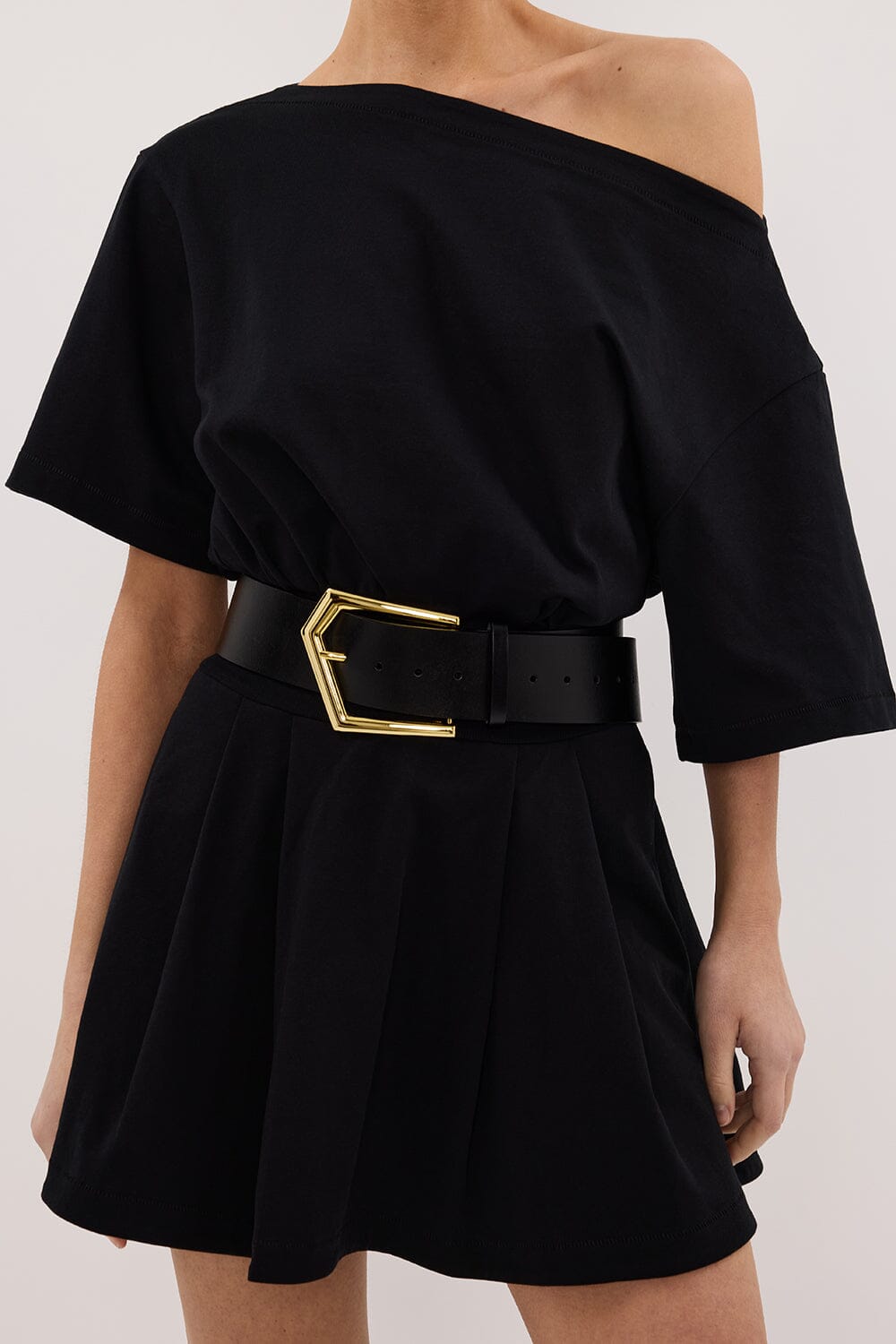 NOAH THE LABEL BLACK SUEDE BELT Accessories NOAH THE LABEL 