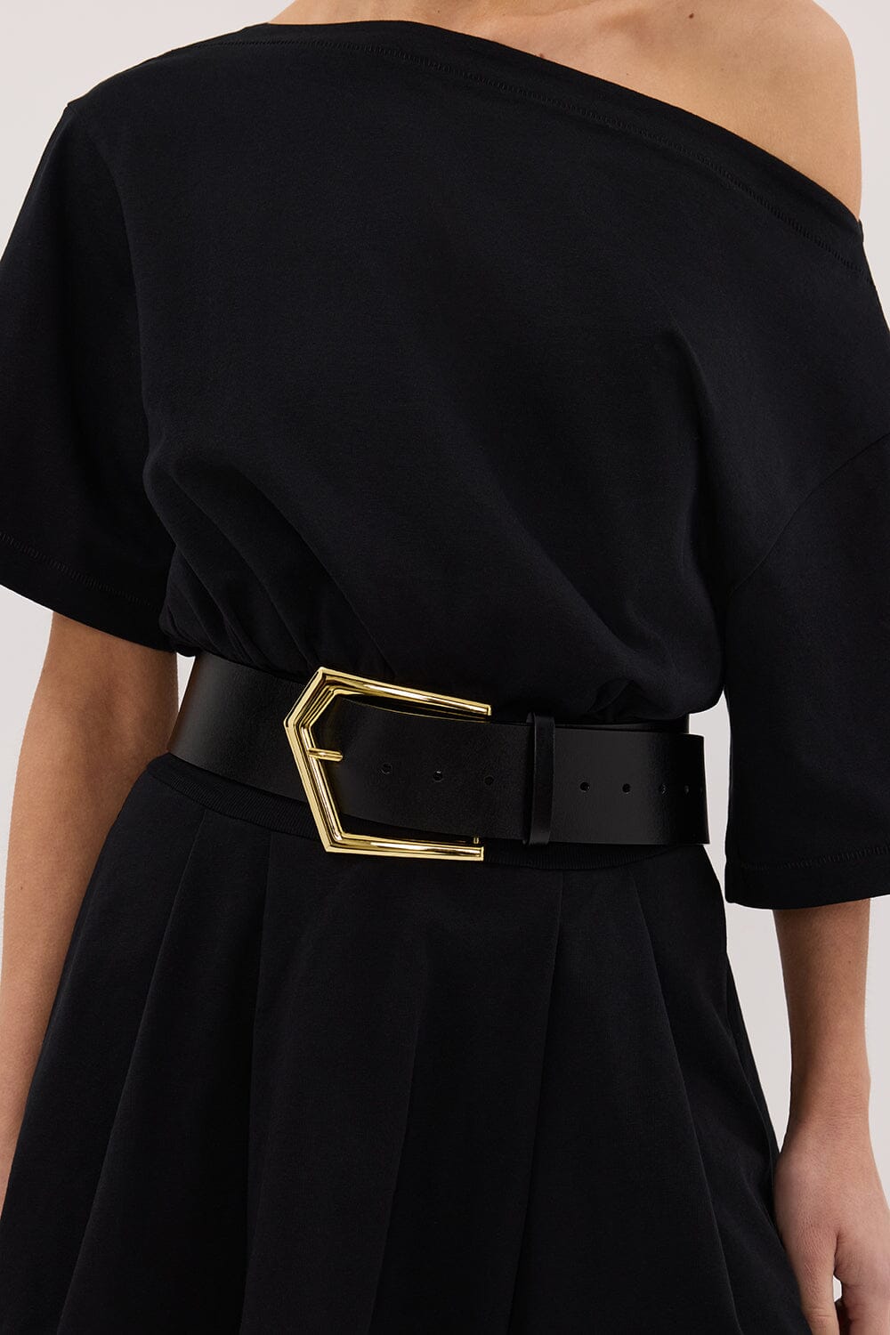 NOAH THE LABEL BLACK SUEDE BELT Accessories NOAH THE LABEL 