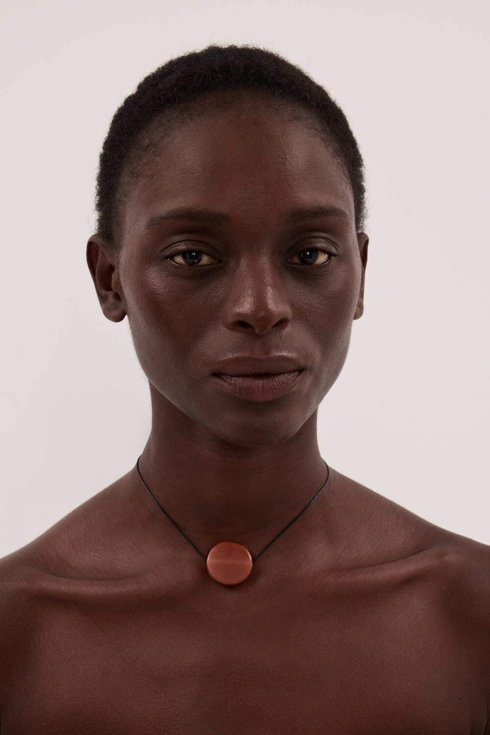 NURI STUDIOS CIRCLE RED NECKLACE Accessories DISSH Boutiques 