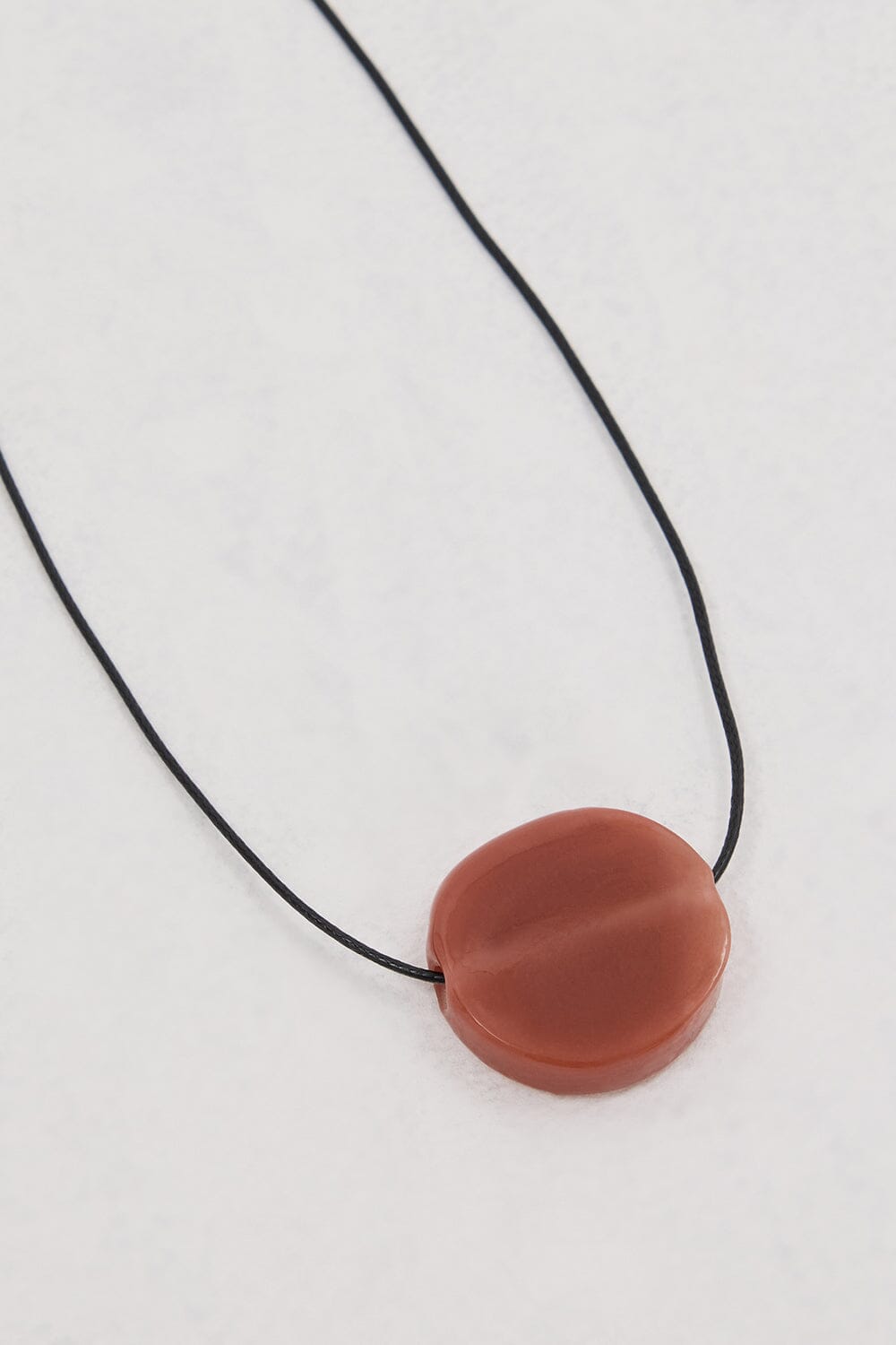 NURI STUDIOS CIRCLE RED NECKLACE Accessories DISSH Boutiques 