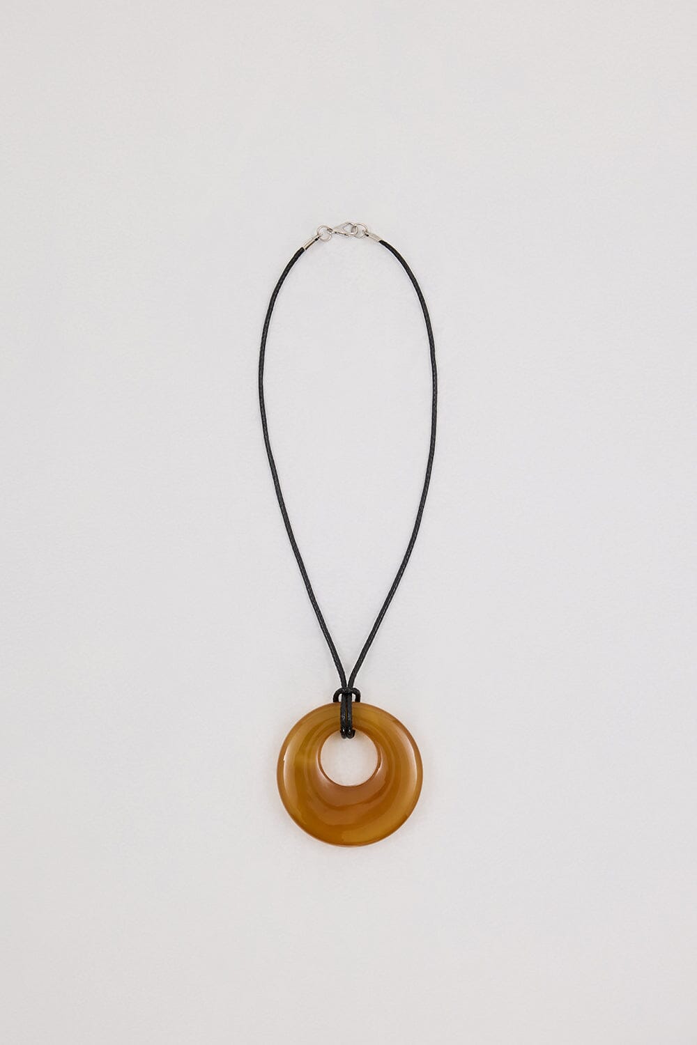 NURI STUDIO AGATE HOOP AMBER NECKLACE Accessories DISSH Boutiques 
