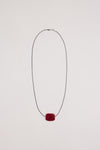 NURI STUDIOS RED LONG CORD NECKLACE