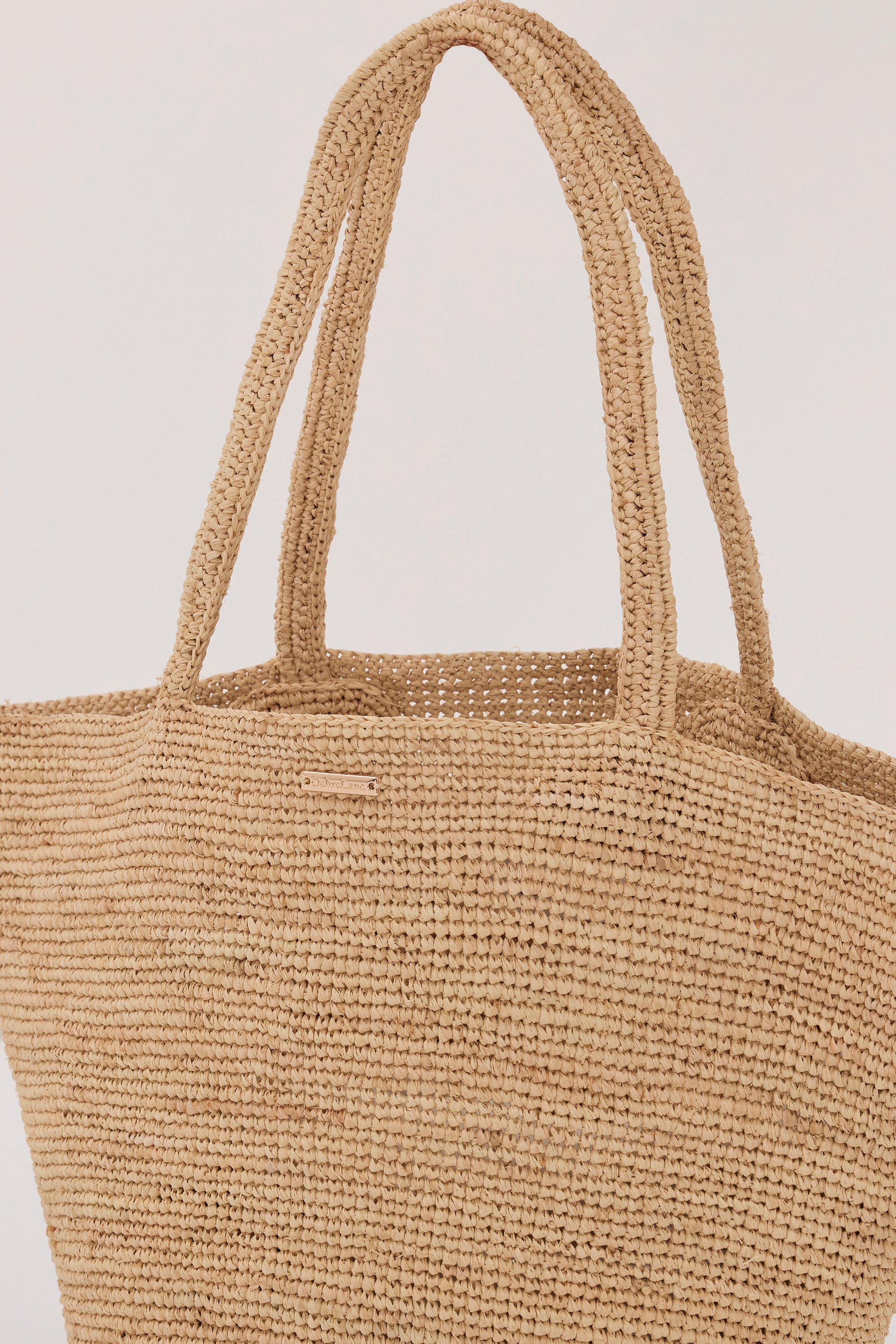 OCHRE LANE NATURAL MINI RAFFIA TOTE