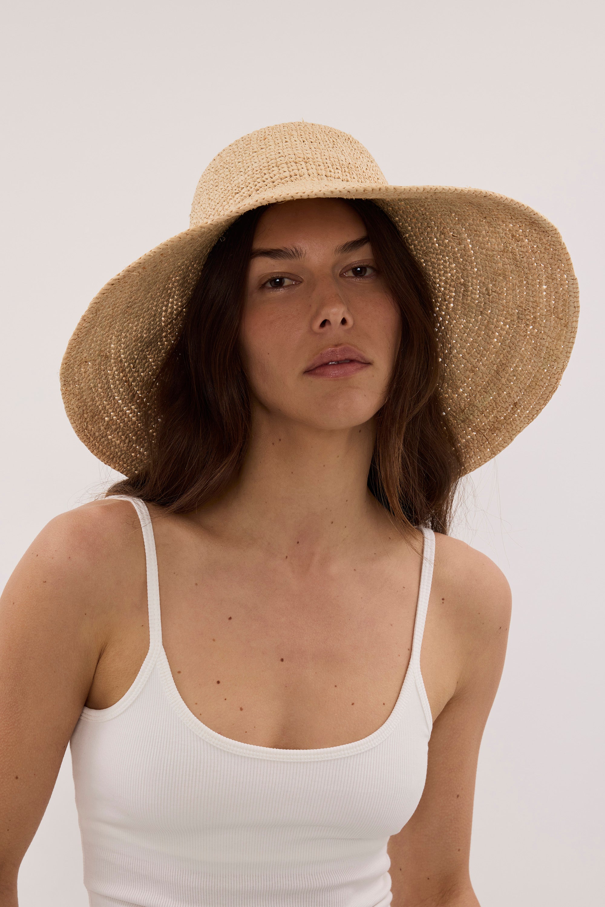 OCHRE LANE NATURAL RAFFIA BUCKET HAT
