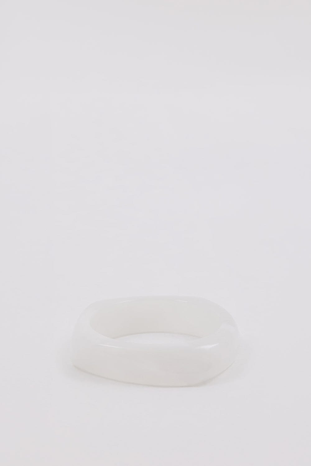 NOAH THE LABEL WHITE RESIN BANGLE Accessories NOAH THE LABEL 