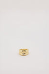 MÉGA DOUBLE STACK GOLD PINKY RING