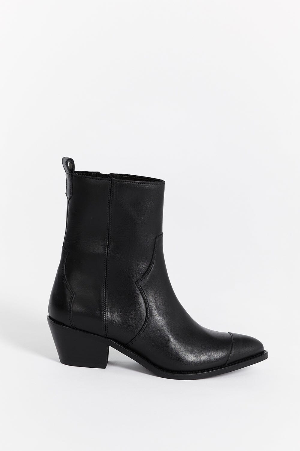 ALOHAS AUSTIN BLACK LEATHER BOOT Shoes DISSH Boutiques 38 BLACK 