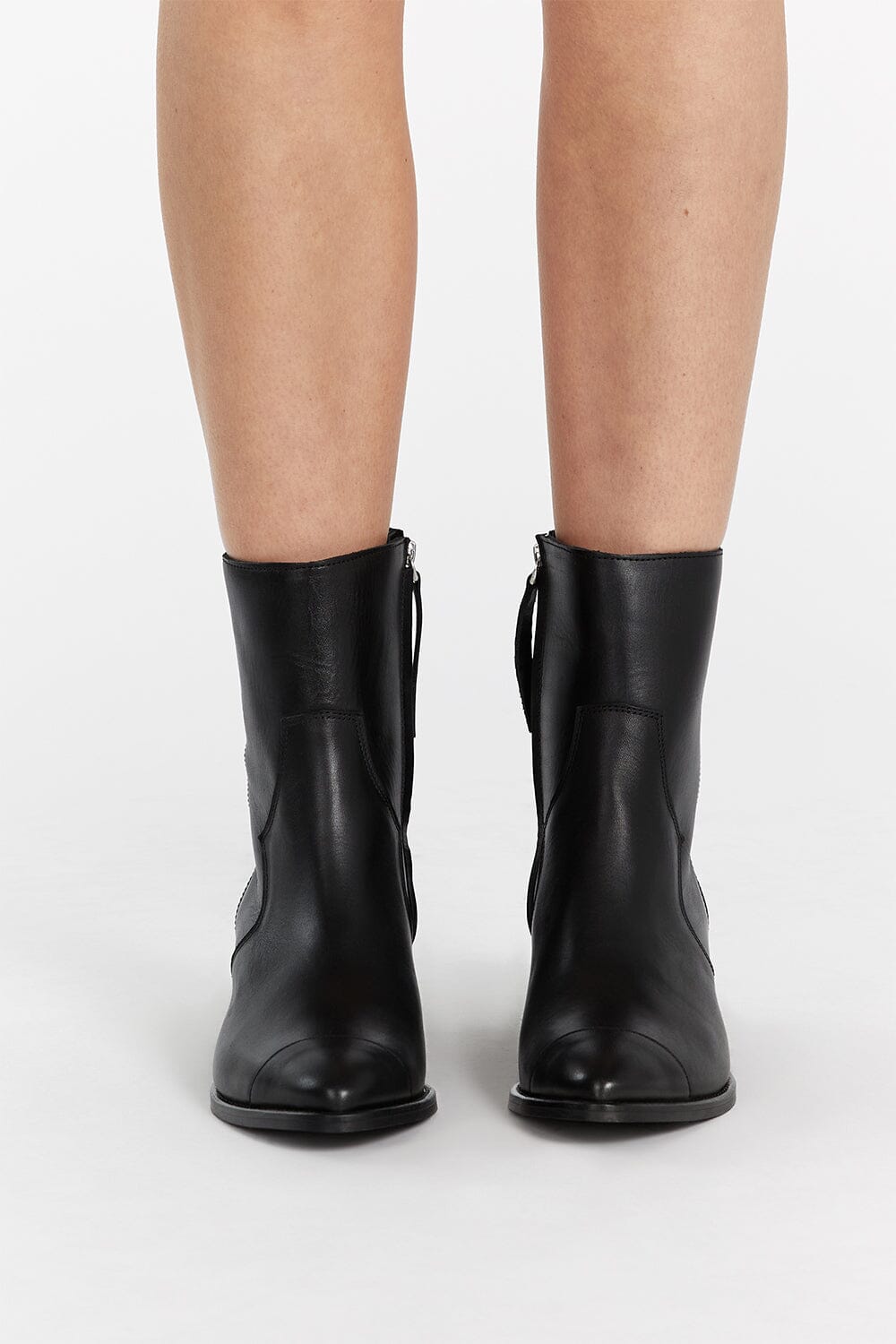 ALOHAS AUSTIN BLACK LEATHER BOOT Shoes DISSH Boutiques 