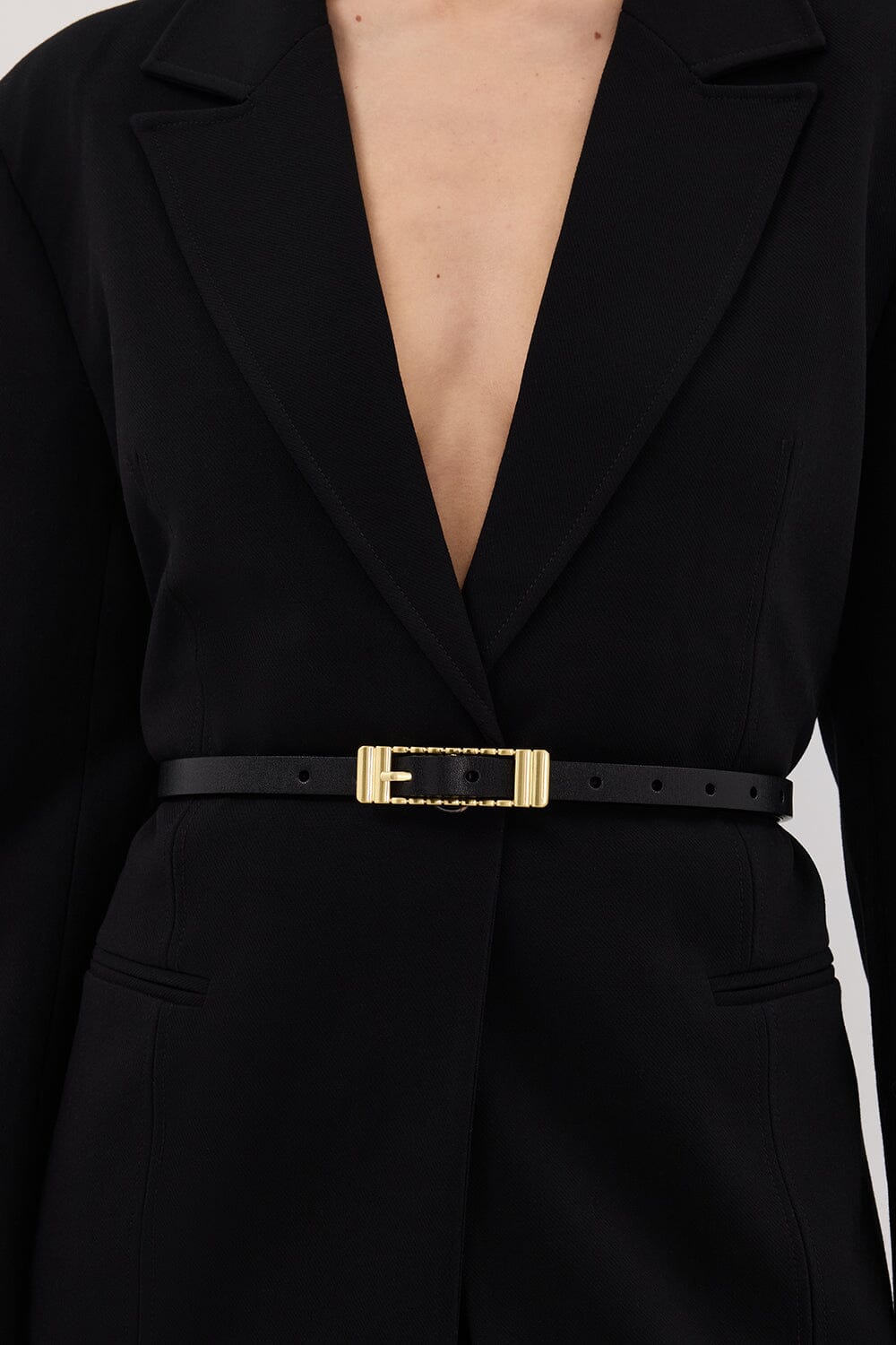 SANCIA THE MARZI BLACK BELT Accessories DISSH Boutiques 