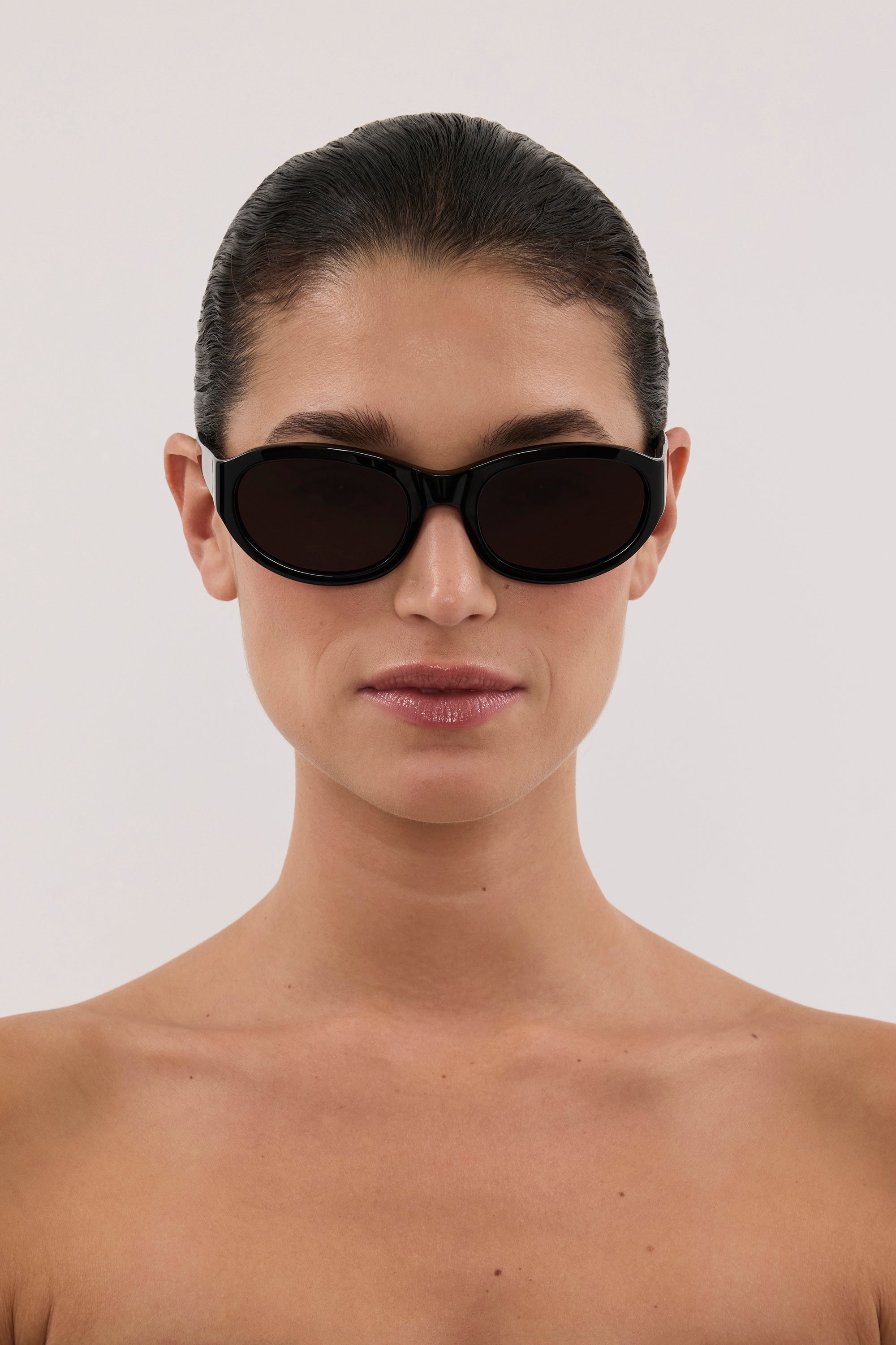 SHEVOKE BLACK RIKO SUNGLASSES