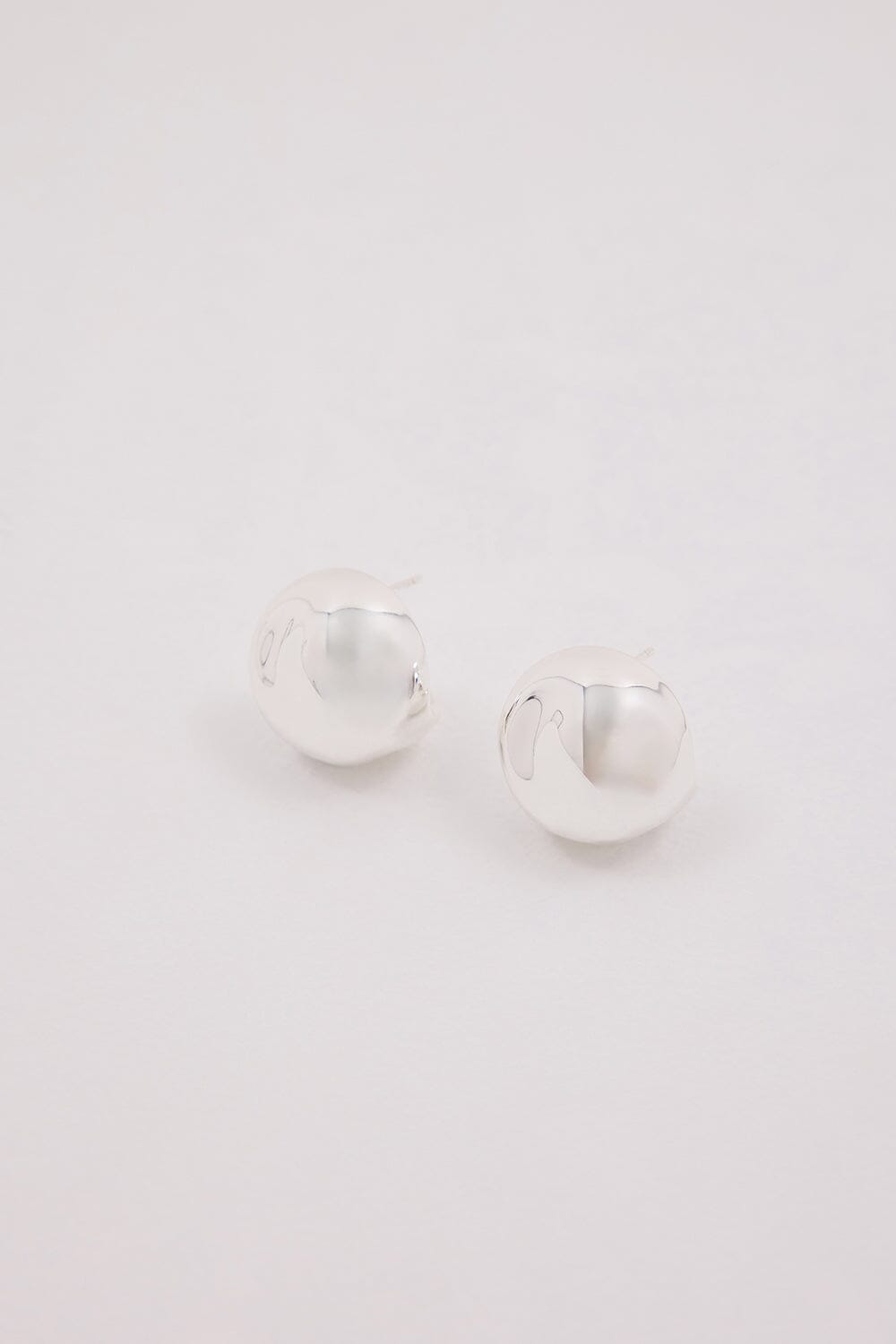 F+H SILVER STATEMENT BALL STUD Accessories DISSH Boutiques 