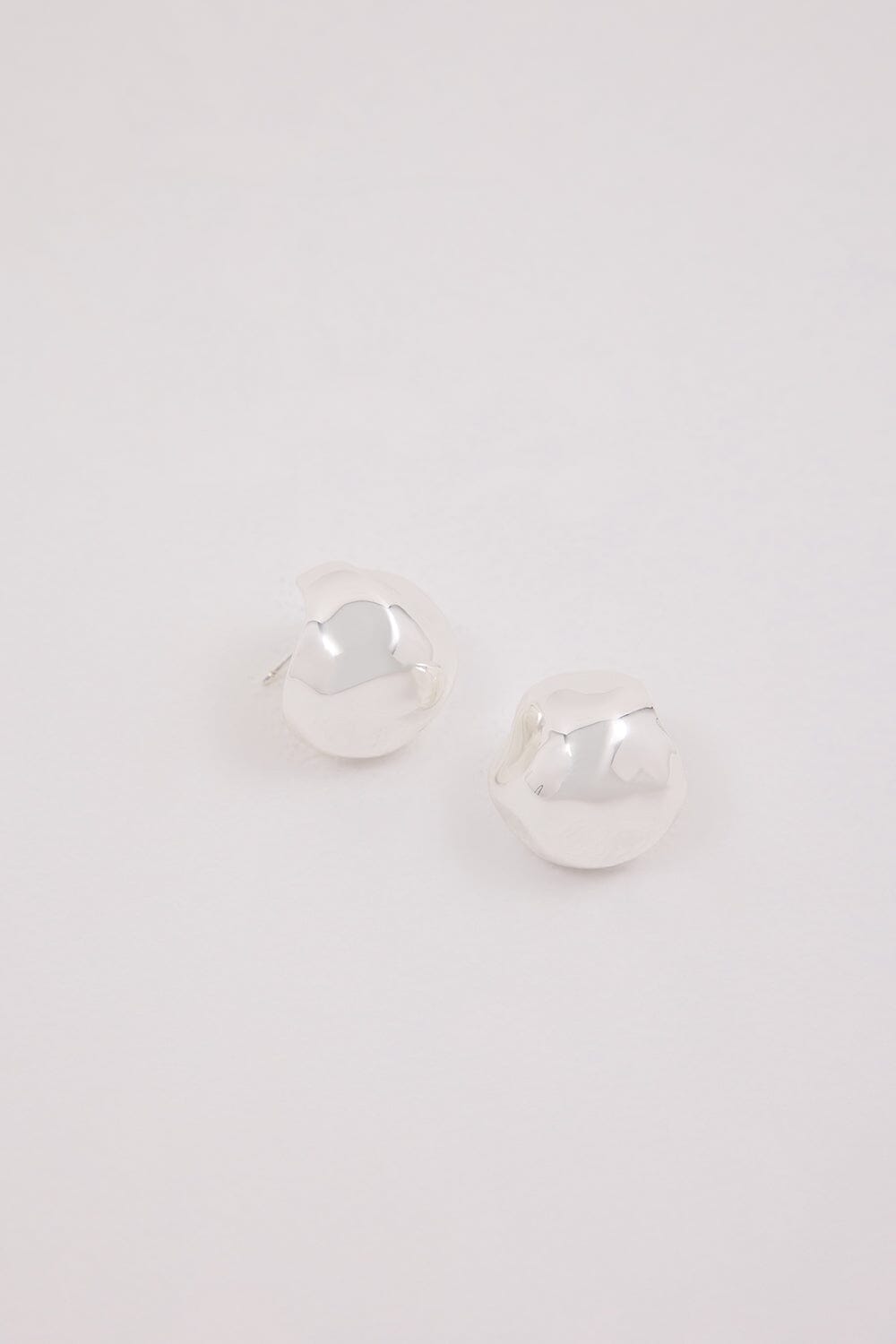 F+H SILVER STATEMENT BALL STUD Accessories DISSH Boutiques 