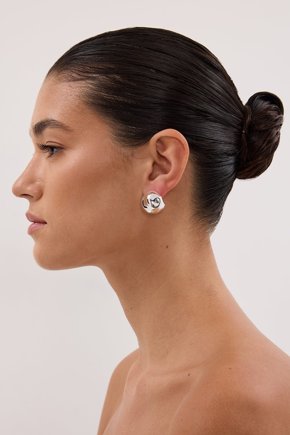 F+H SILVER STATEMENT BALL STUDS Accessories F+H STUDIOS 