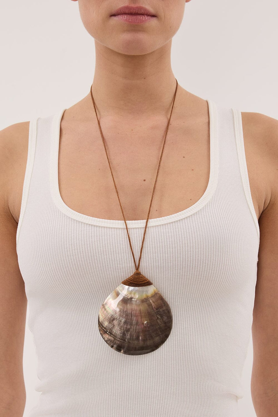 BALI TAILOR LA PAREO IVORY NECKLACE Accessories DISSH Boutiques 