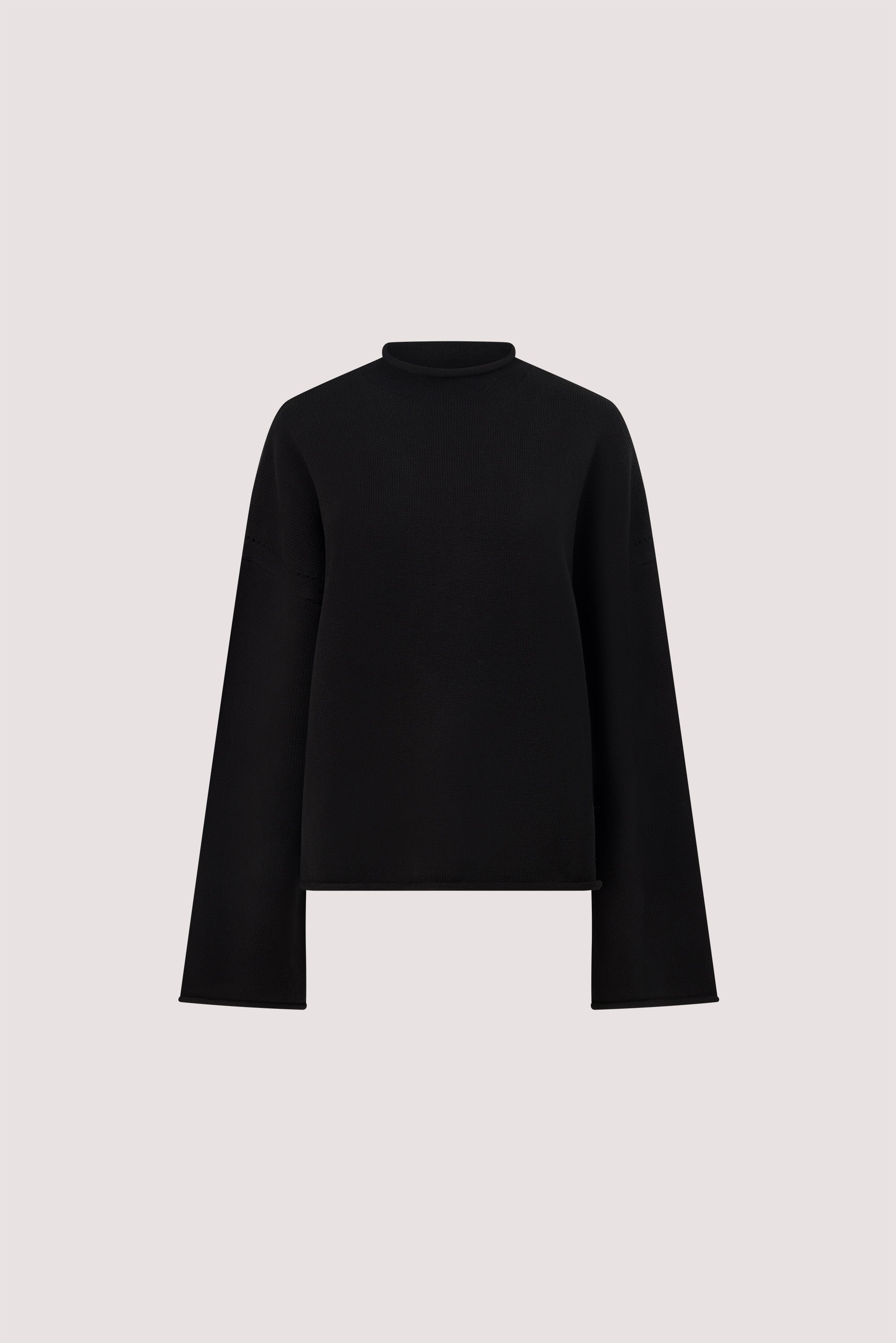 TARIAN BLACK KNIT JUMPER