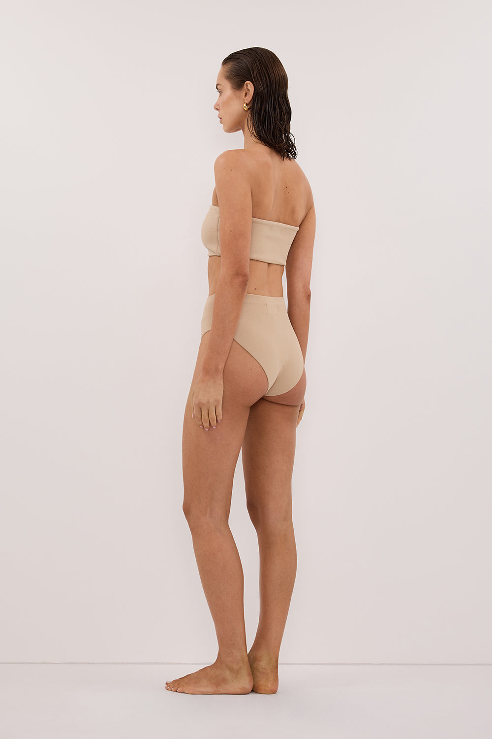 BASE BEIGE BANDEAU TOP Clothing DISSH Boutiques 