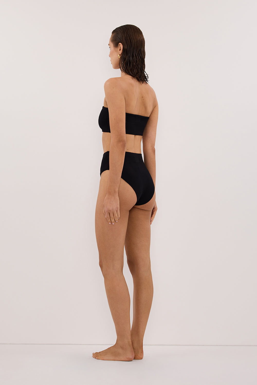 BASE BLACK BANDEAU TOP Clothing DISSH Boutiques 