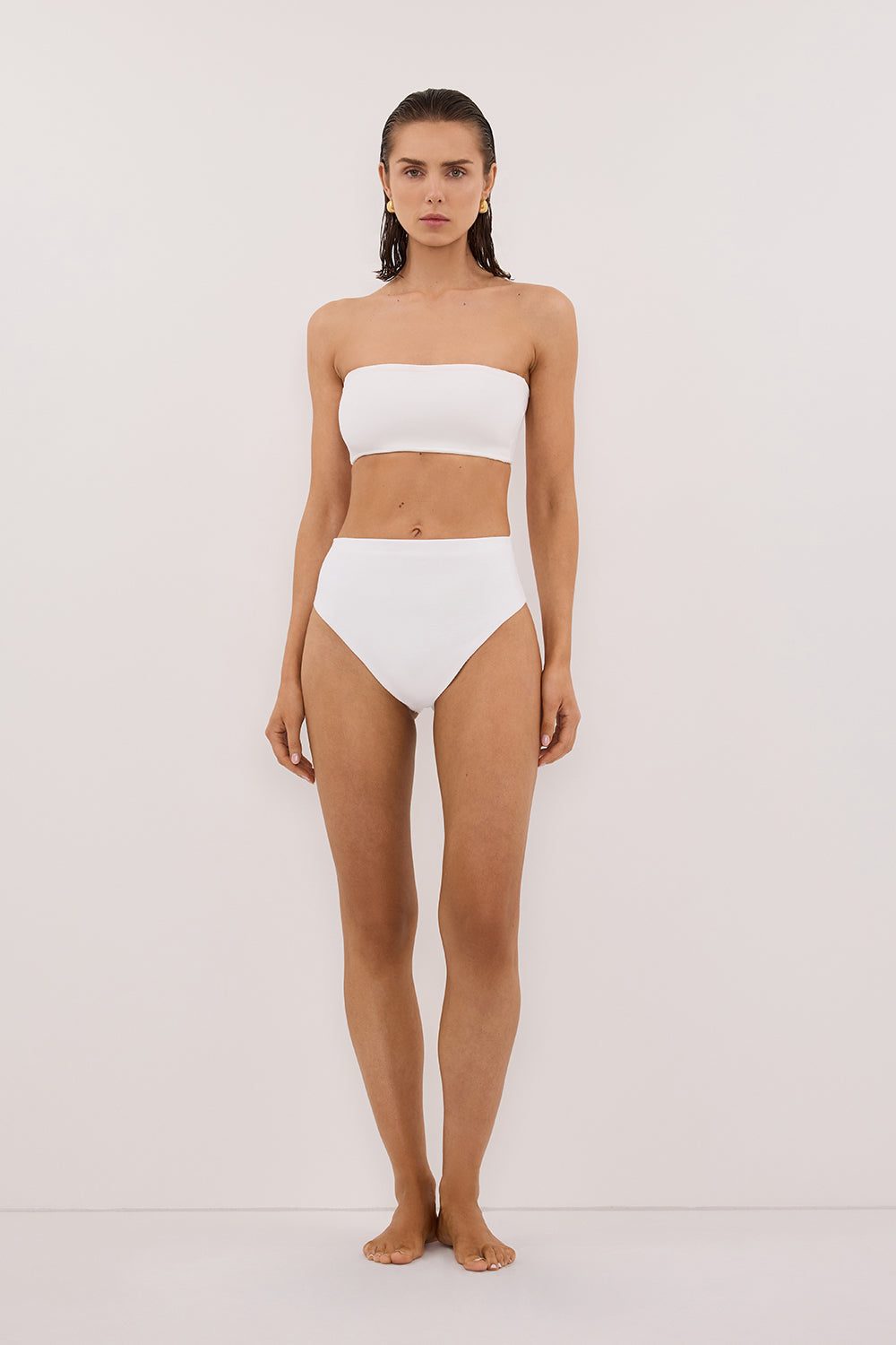 BASE OFF WHITE BANDEAU TOP Clothing DISSH Boutiques 